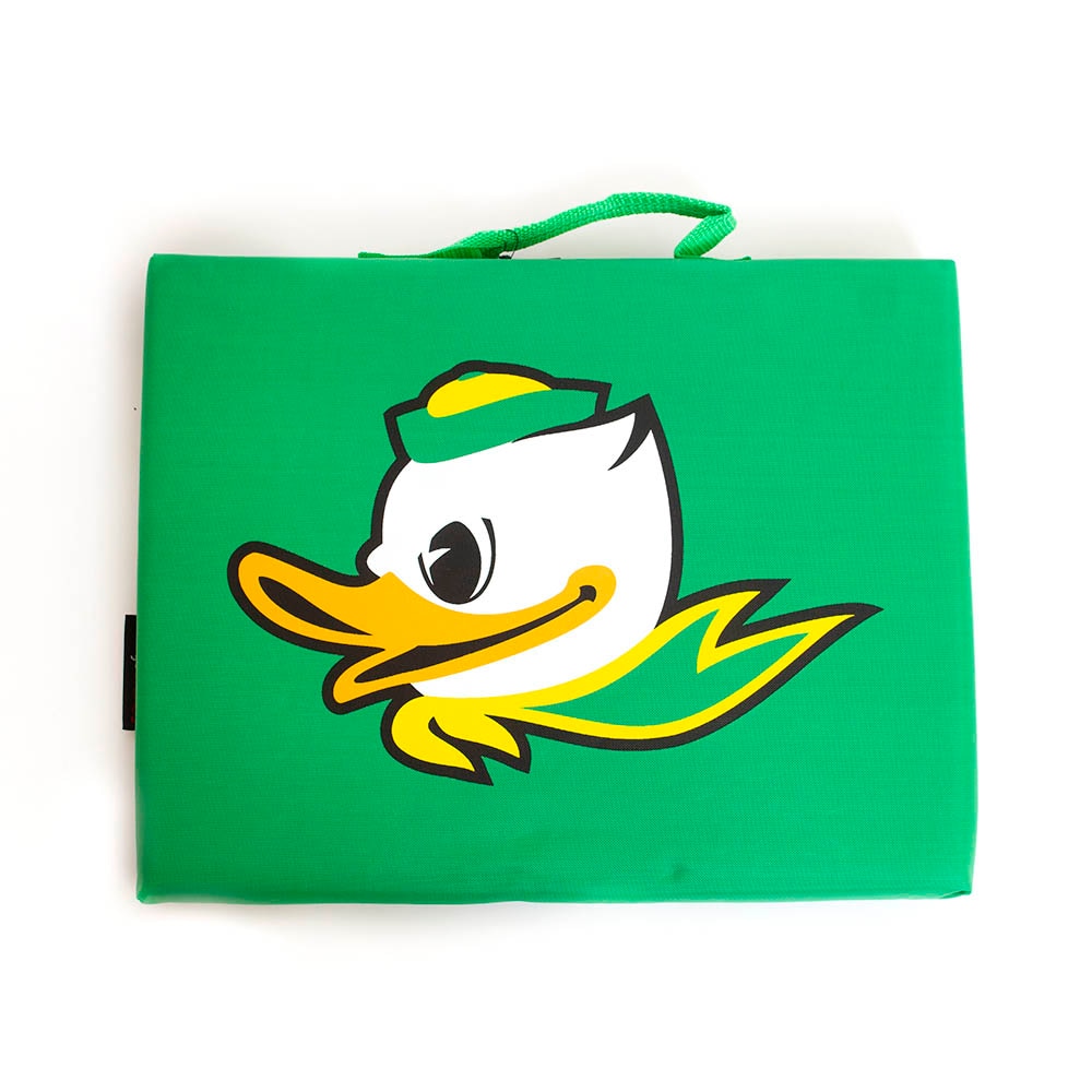 Fighting Duck, Logo Brand, Accessories, Gifts, Stadium Seat, Cushion, 142674, Kelly Green